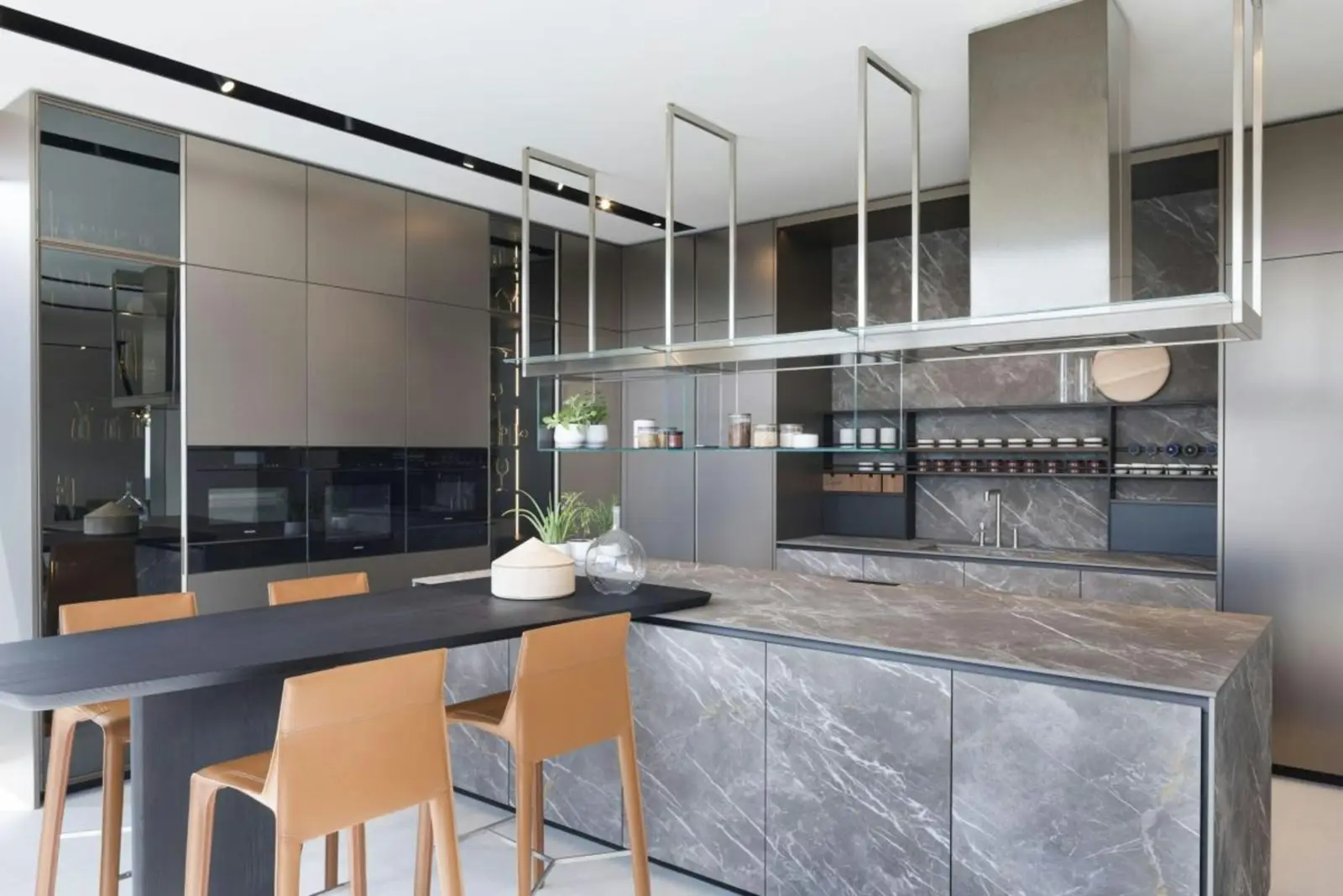 A bright residential kitchen with cabinets and counters. Boca Raton.