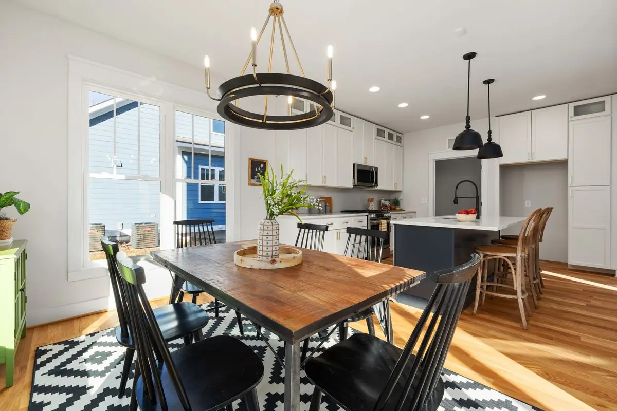 A bright residential kitchen with cabinets and counters. Boca Raton.